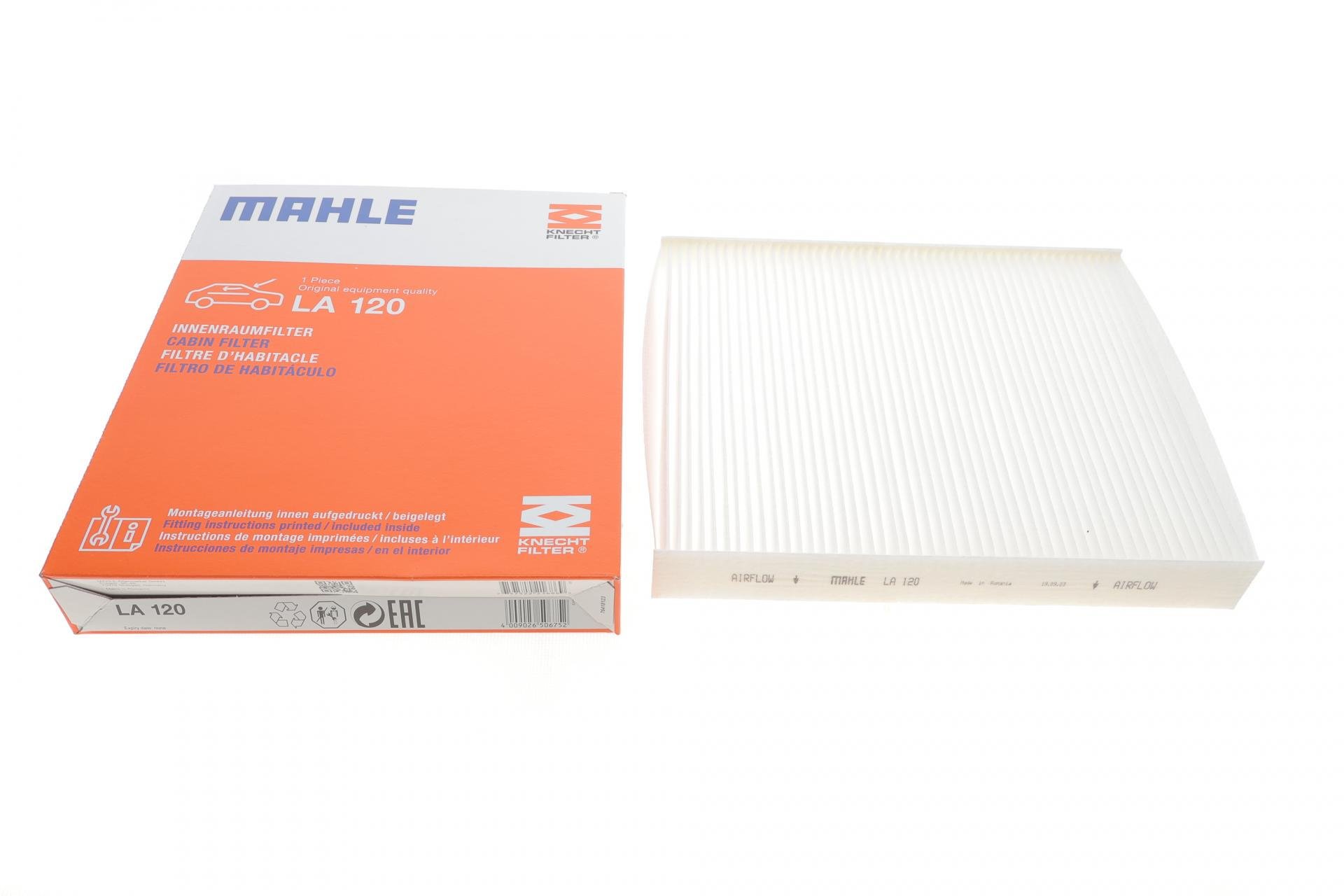 Фильтр салона KNECHT для Skoda Fabia/Roomster 99-10 (LA 120)