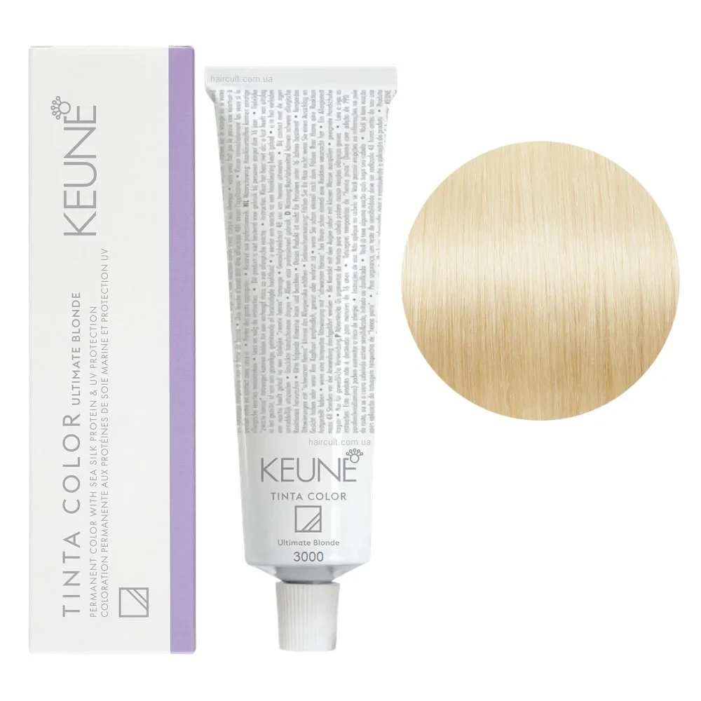 Краска для волос стойкая Keune Tinta Color Ultimate 3000 Ultra Natural Blonde 60 мл