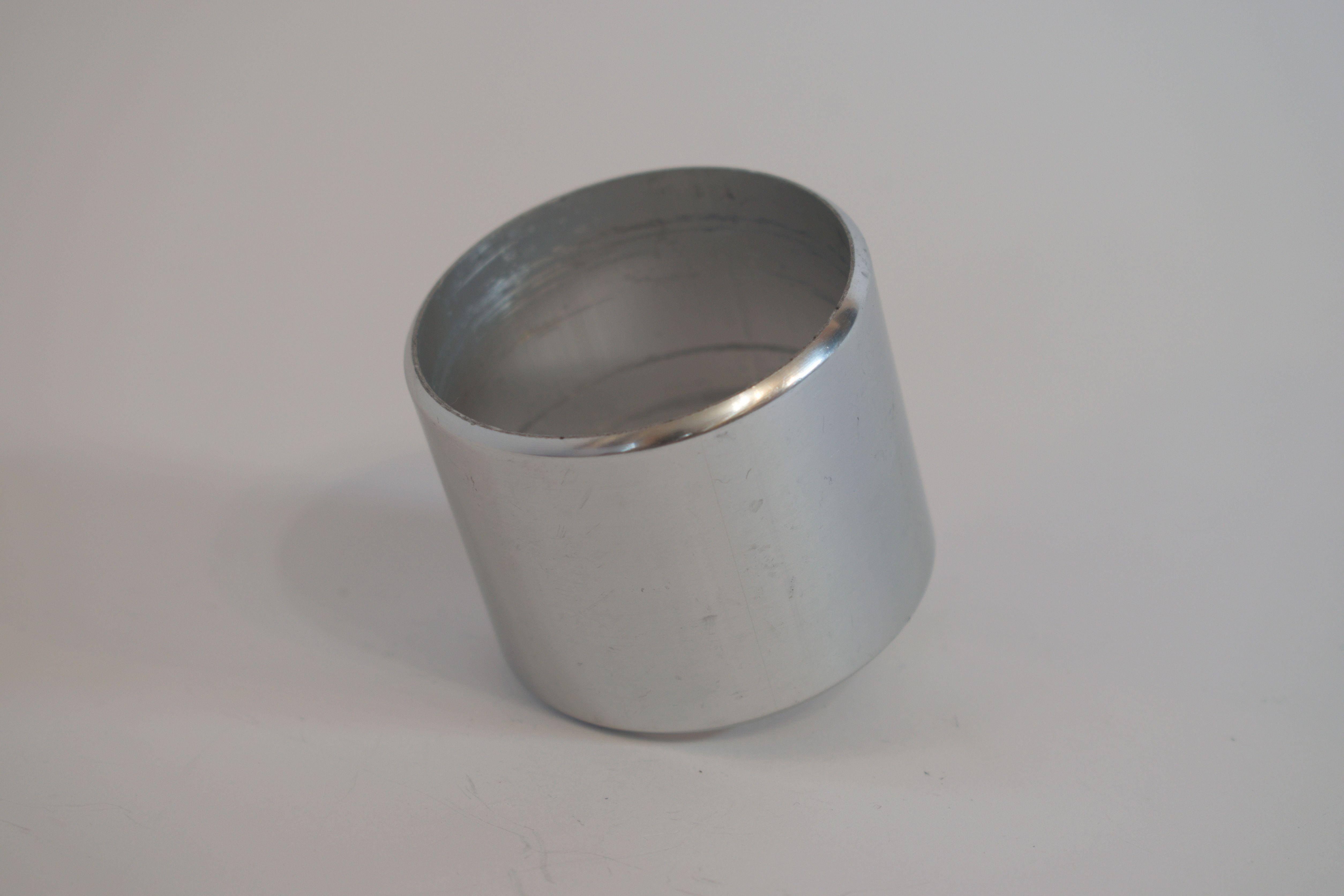 Кільце поручня широке до алюмінієвих поручнів тип коло Срібний (10422с)