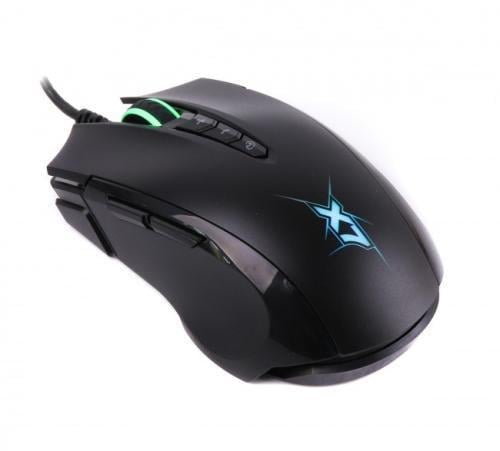 Компьютерная мышка A4Tech X89 Oscar Neon mouse Optical USB 2400 dpi Gaming X7 кабель 1,8 м Черный (2881181278)