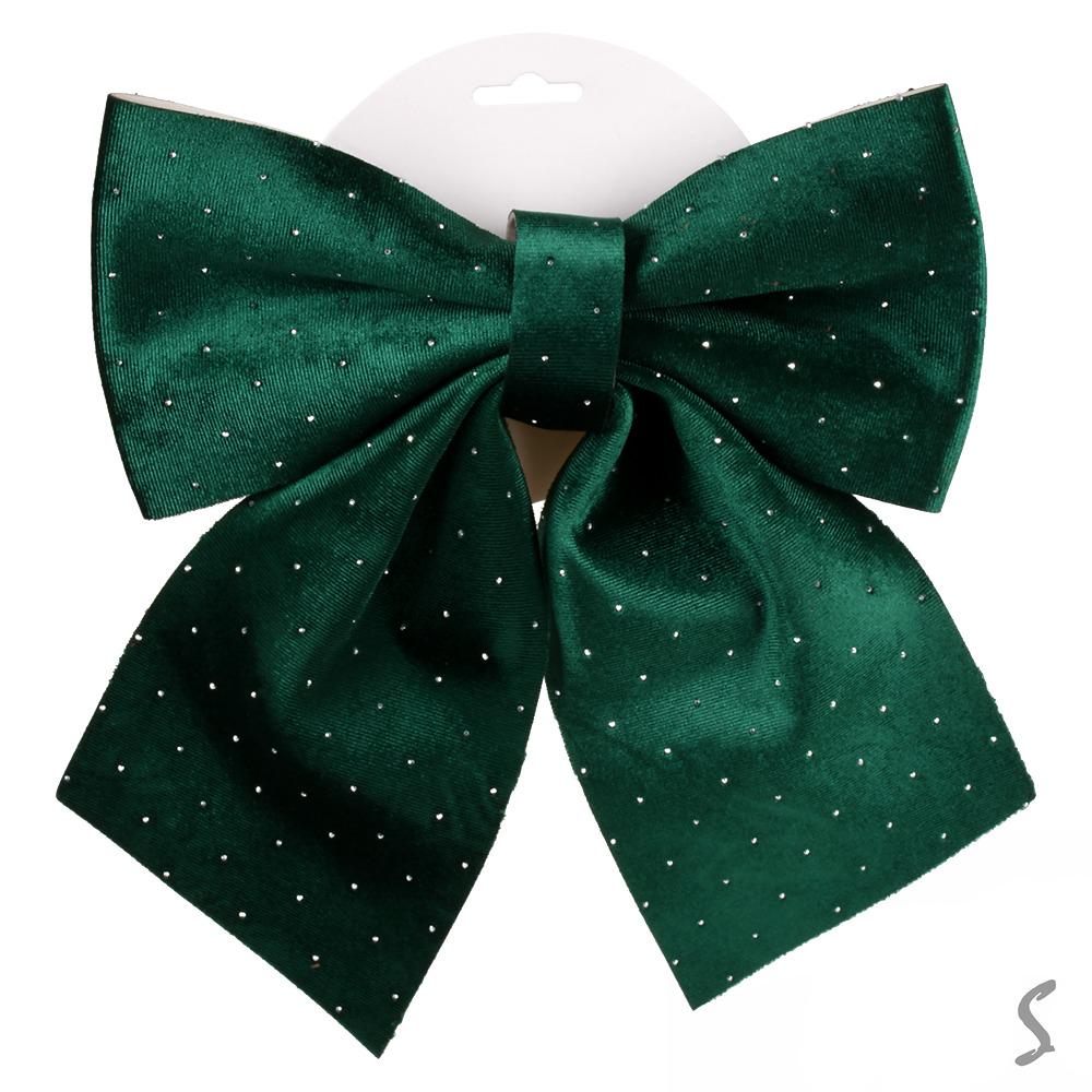 Декоративное украшение Бантик M 24х28 см (R34020GR-M) - фото 2 Декоративное украшение Бантик M 24х28 см (R34020GR-M) - фото 2