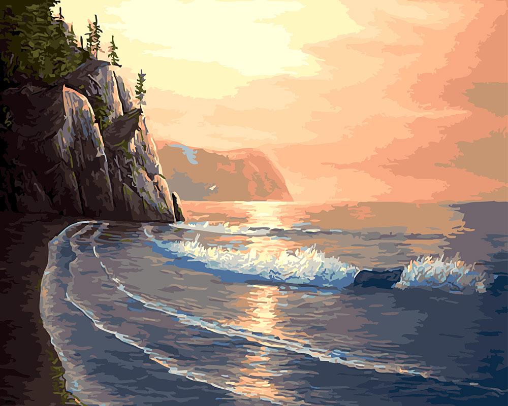 Картина по номерам Brushme Морской утес 40х50 см (GX5484)