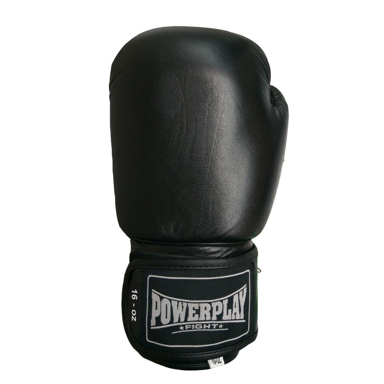 Боксерские перчатки PowerPlay 3088 Impulse 16 ун. Черный (PP_3088_16oz_Black) - фото 1