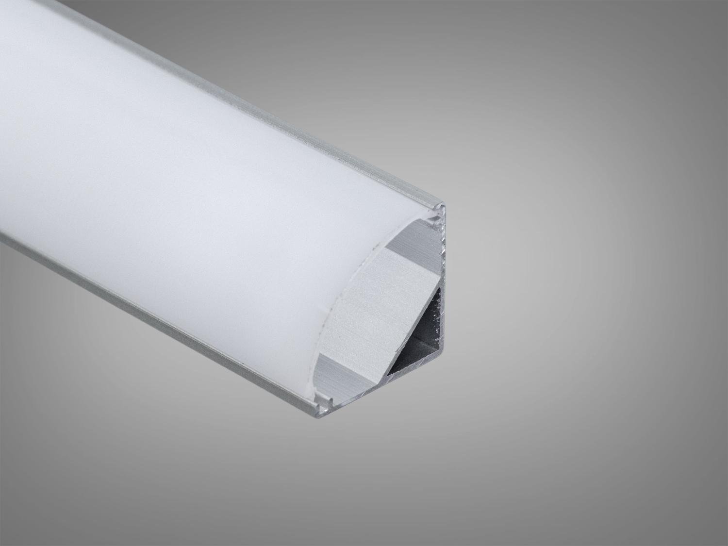 Профиль для LED ленты накладной угловой (PL-601-1M) Профиль для LED ленты накладной угловой (PL-601-1M)