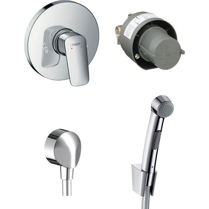 Душ гигиенический Hansgrohe Logis S со смесителем Хром (20200005)