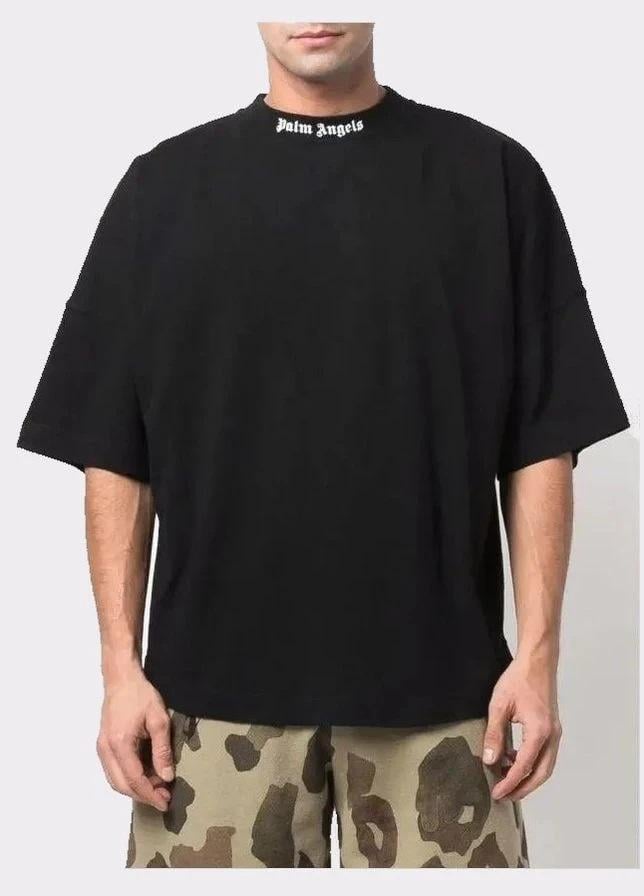 Футболка мужская Palm Angels Logo Print T-Shirt Oversise PAW-5011BL L