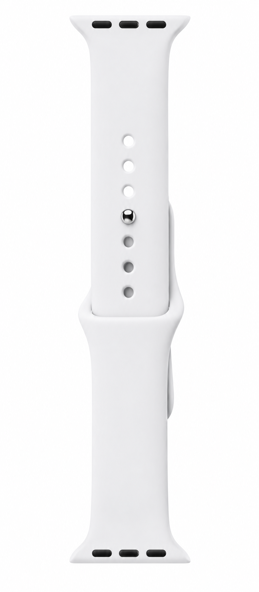 Ремінець силіконовий для Apple Watch 42/44/45/49 мм Білий (29770336) Ремінець силіконовий для Apple Watch 42/44/45/49 мм Білий (29770336)