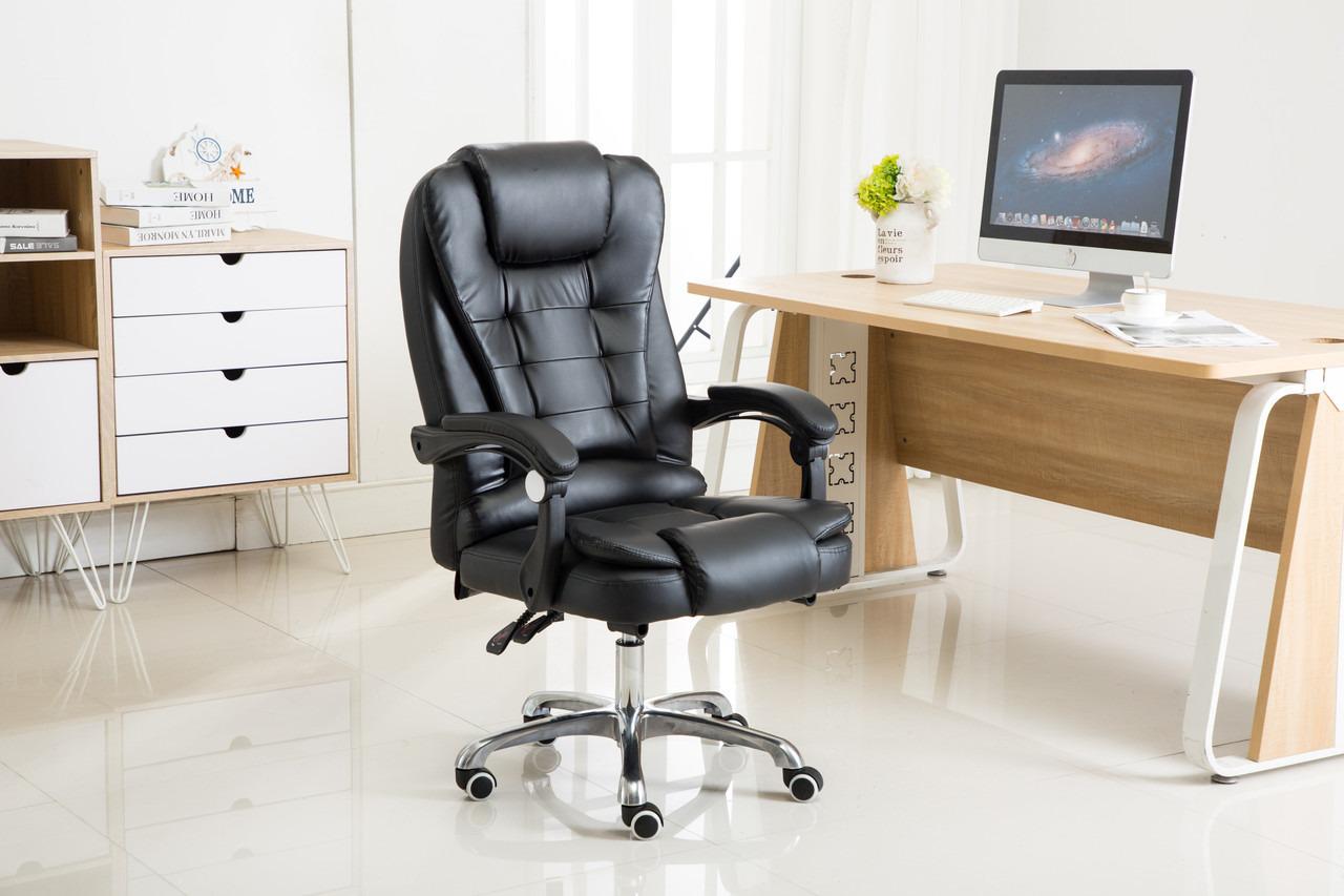 Офисное кресло управляющего Virgo X6 Black