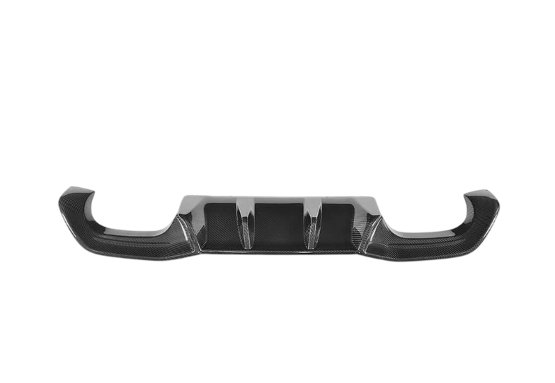Диффузор заднего бампера DDCarbon V6 для F87 для BMW 2 серия F22/23 2014-2021 гг. натуральный карбон (136895)