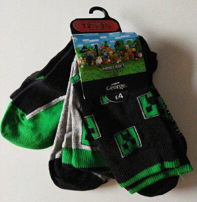 Комплект шкарпеток George Minecraft р. 31-36 3 пари (30779848)