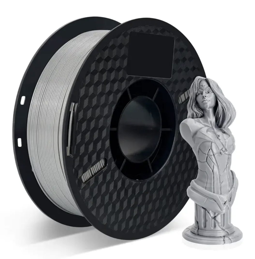 Пластик для 3D-принтера KINGROON PETG 1,75 мм 1 кг Серый (HC098-Gray)