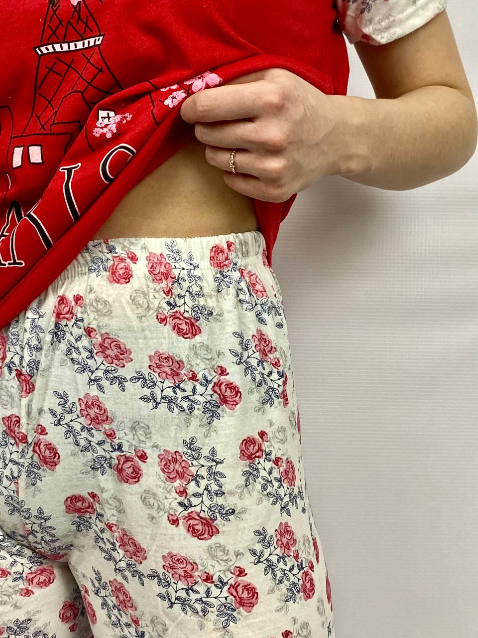 Пижама женская Psris 0975 М Красный - фото 5 Пижама женская Psris 0975 М Красный - фото 5