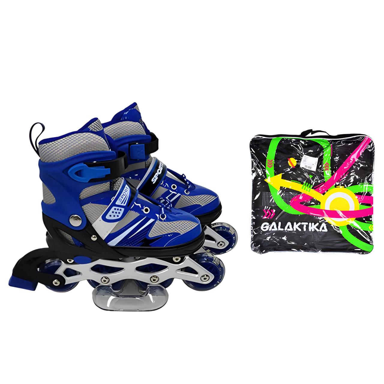 Ролики р. 39-42 Синий (RS-0037 L) - фото 2