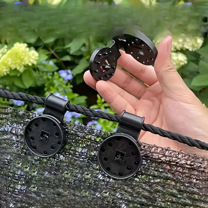 Клипса-фиксатор для крепления затеняющей сетки круглая - фото 4