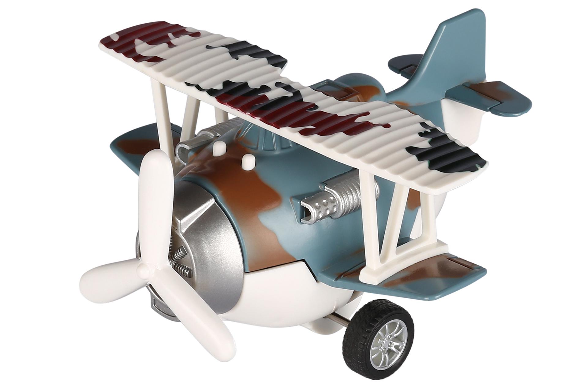 Игрушечный самолетик Same Toy Aircraft со светом и музыкой Синий (SY8015Ut-4) - фото 1