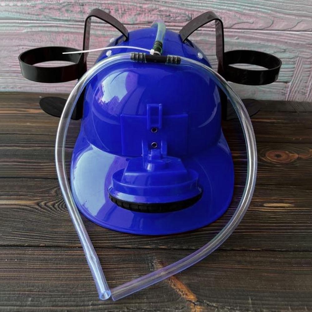 Шлем для пива и напитков с фонариком Синий - фото 10 Шлем для пива и напитков с фонариком Синий - фото 10