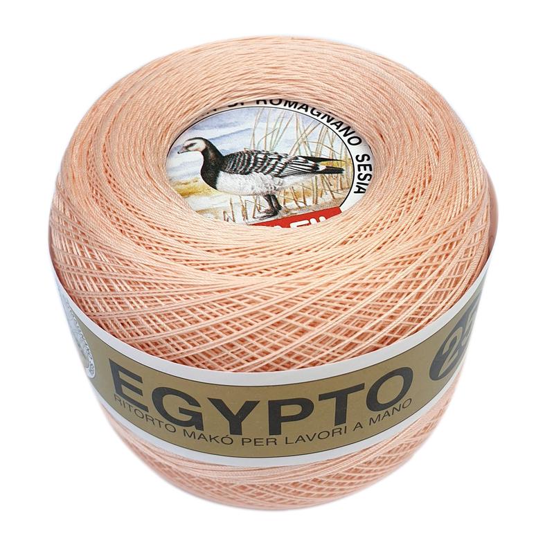 Пряжа Mafil Egypto 25 128 Светлый персик (7061)
