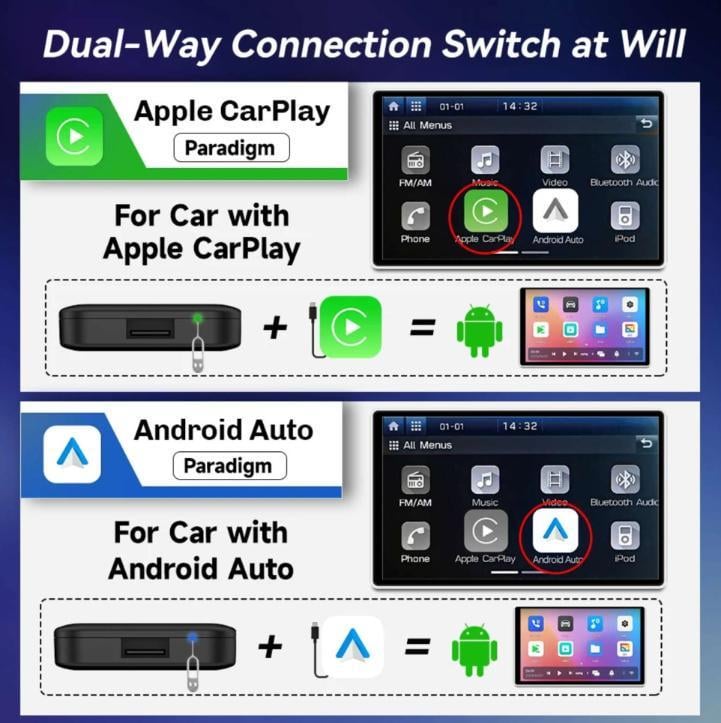 Адаптер бездротовий CarlinKit TBox Lite Android 10 для автомобіля з підтримкою CarPlay та Android Auto доступом до Netflix - фото 6
