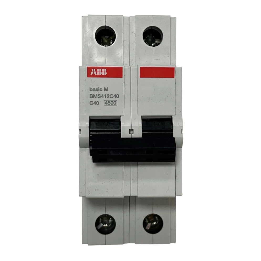 Автоматический выключатель ABB Basic BMS412-C40 2p тип-C 40A (28679949) - фото 2 Автоматический выключатель ABB Basic BMS412-C40 2p тип-C 40A (28679949) - фото 2