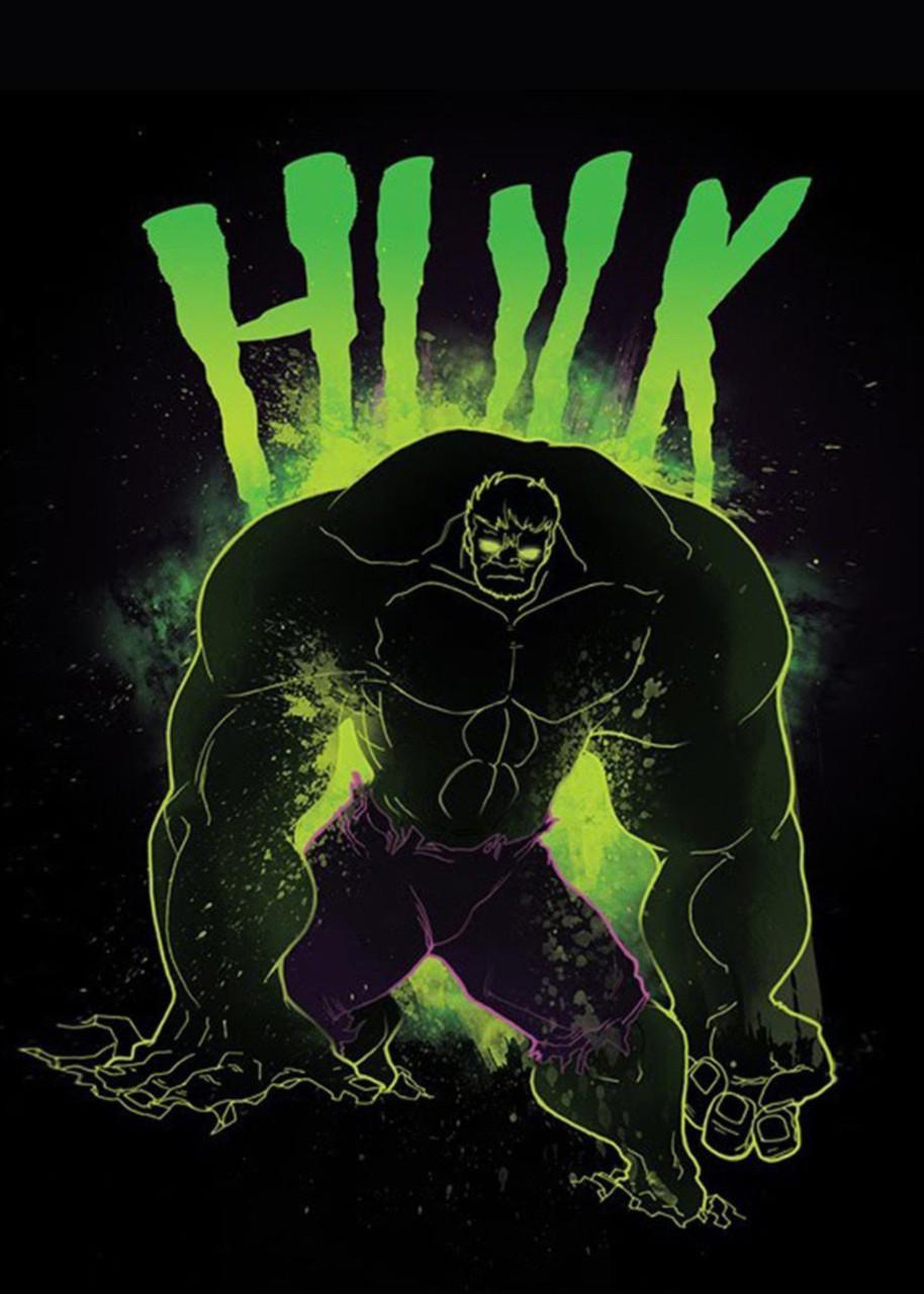 Картина постер Gee! Hulk Халк минимализм 40х60 см HK.09.059