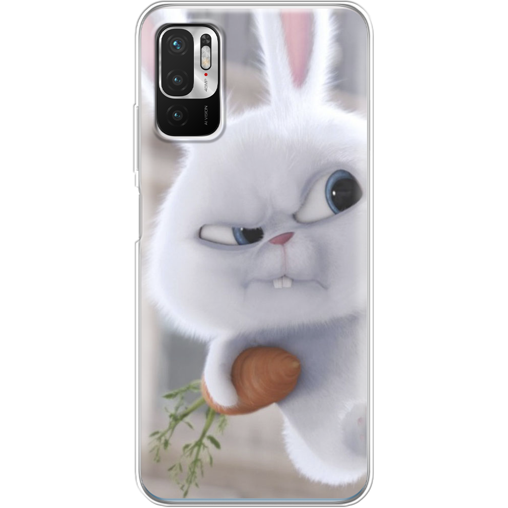 Чохол Boxface Xiaomi Redmi Note 10 5G Rabbit Snowball Прозорий силікон (42639-up1116-42474)