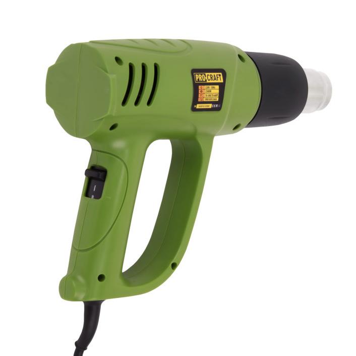 Фен будівельний ProCraft PH2300E 2 режими 4 насадки 2300 Вт - фото 3