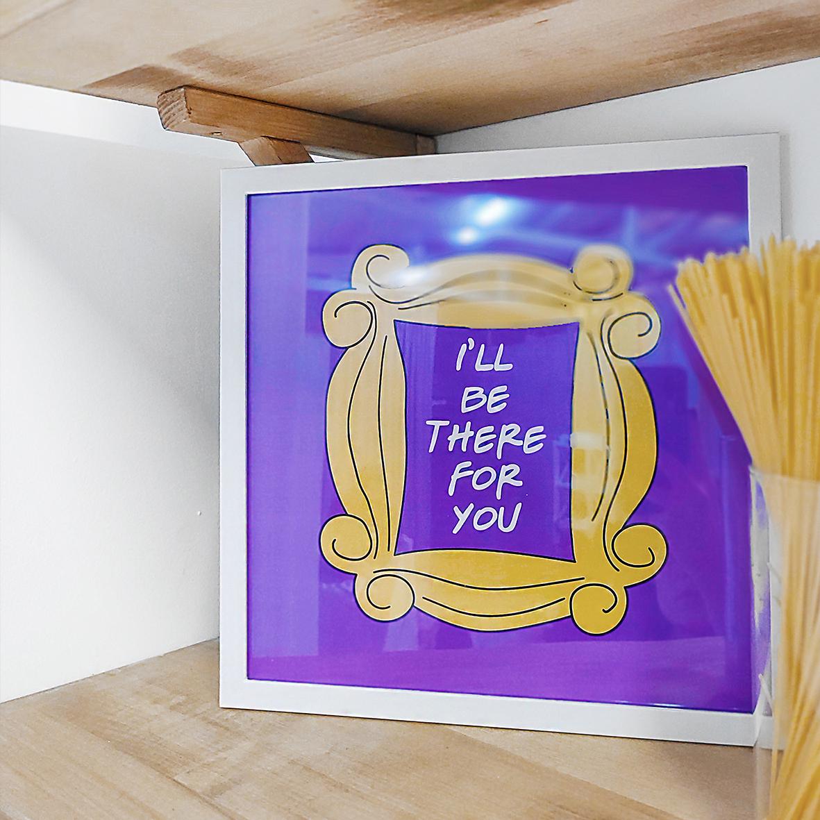 Постер в рамке I`ll be there for you 30х30 см (WKMT_21L001_WH) Постер в рамке I`ll be there for you 30х30 см (WKMT_21L001_WH)