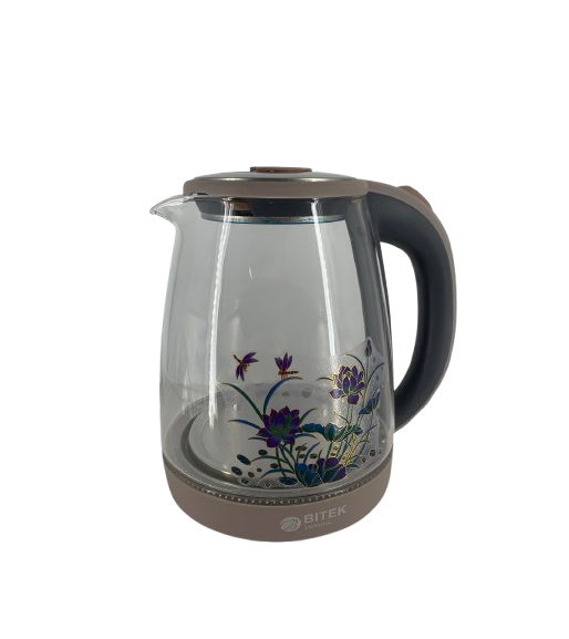 Чайник электрический Bitek BT-3111 2400 Вт 1,8 л Серый (624428)