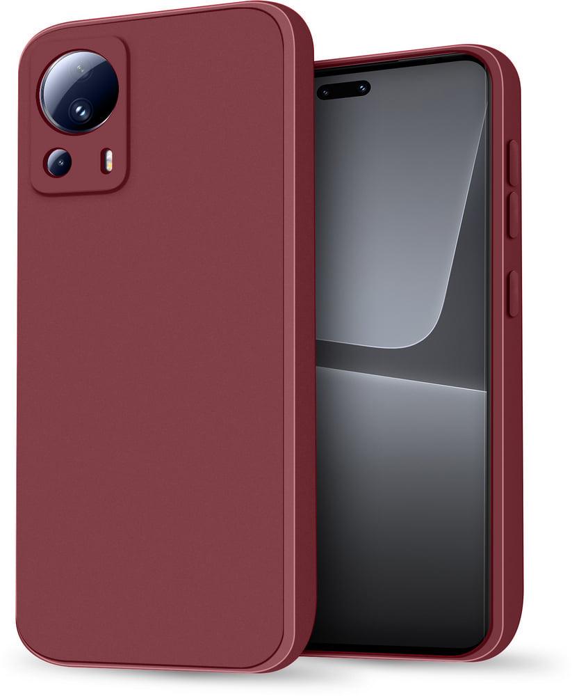 Силиконовый чехол HardCorner Xiaomi 13 Lite (с микрофиброй) Wine (38323-42)
