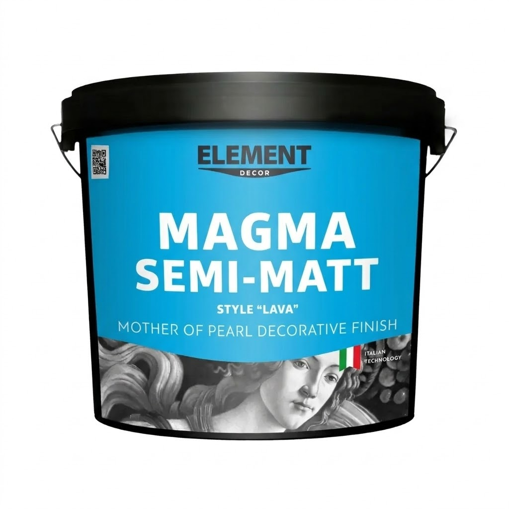 Декоративное покрытие полуматовое ELEMENT Decor Magma Semi-Matt 1 кг