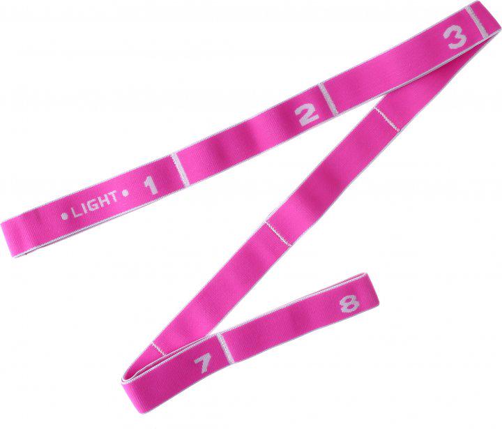 Эспандер с петлями LiveUP Resistance Band 90х2,5 см Розовый (LS3660-L)