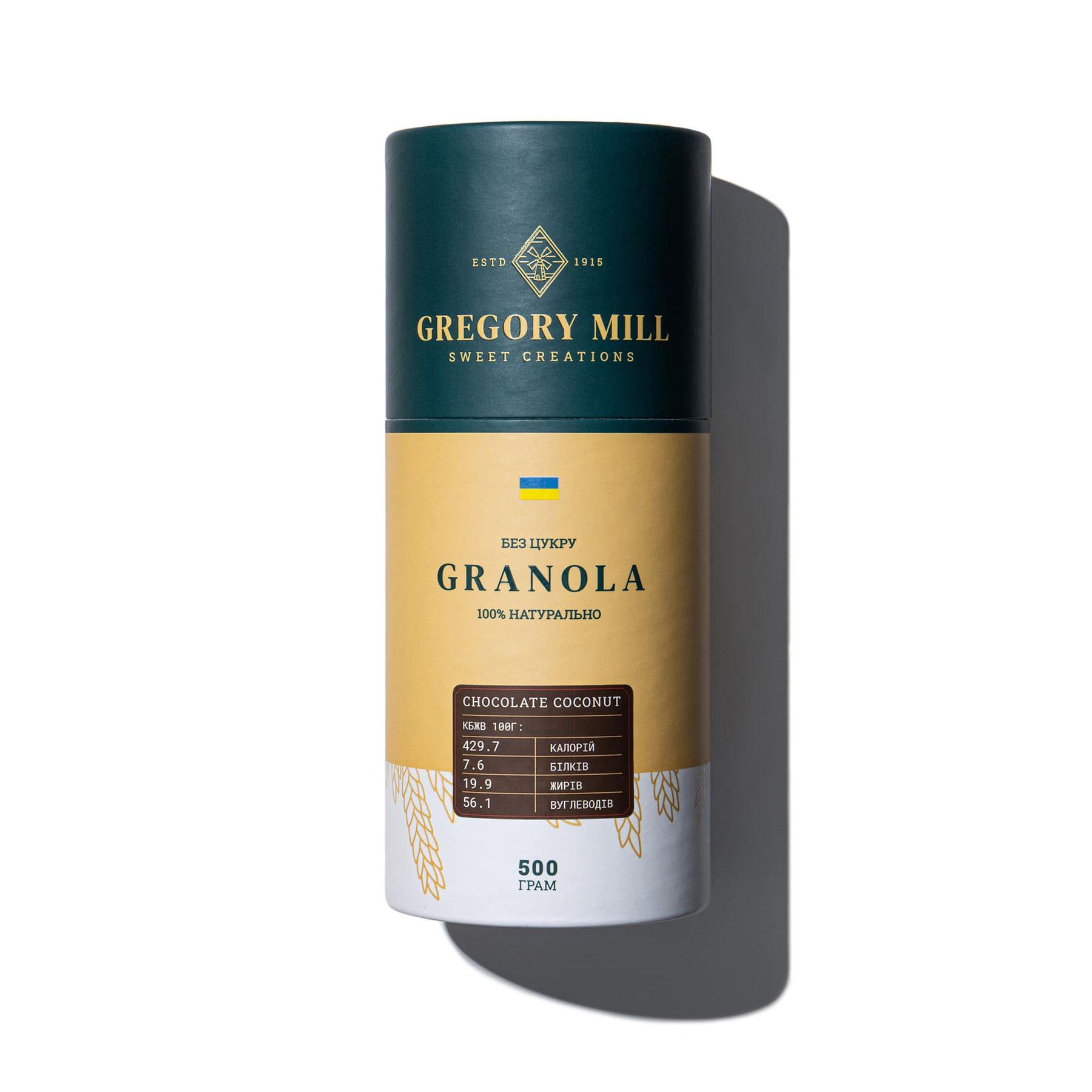 Гранола Gregory Mill Chocolate Coconut 500 г ( GM-03-02)