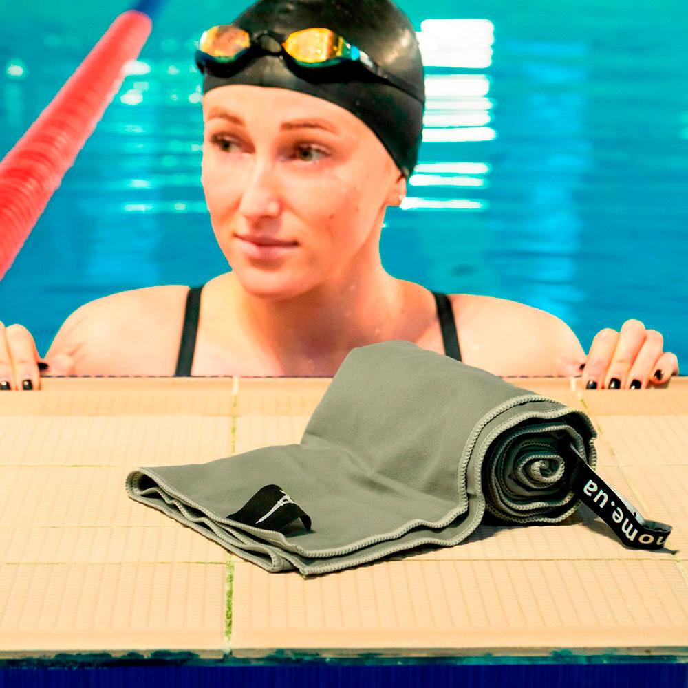 Рушник з мікрофібри спортивний з чохлом Love You 50х90 см Хакі (60156) - фото 6 Рушник з мікрофібри спортивний з чохлом Love You 50х90 см Хакі (60156) - фото 6