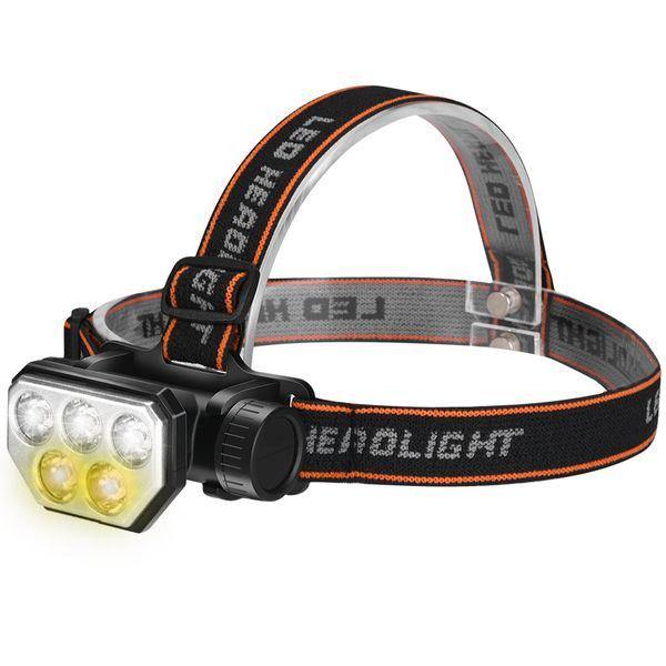 Фонарь налобный Bailong SQ-815-1 White/Yellow (8180635)