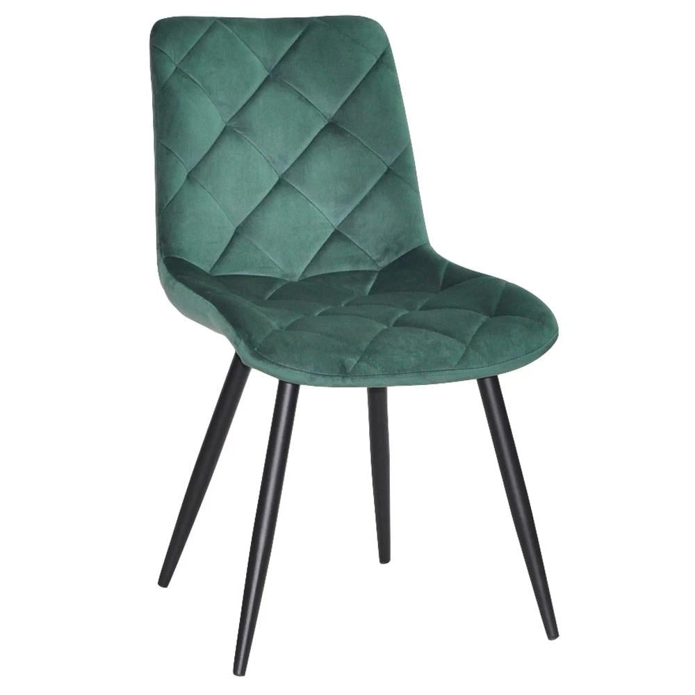 Стул Mike p602 бархат Зеленый/Черный (898757)