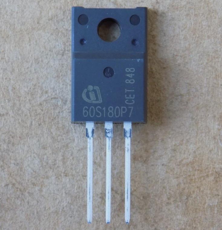 Транзистор 60S180P7 IPA60R180P7S/TO220F (50783)