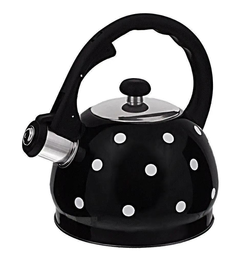 Чайник зі свисткомE denberg для індукційних плит 2 л Чорний (EB-1922) - фото 4 Чайник зі свисткомE denberg для індукційних плит 2 л Чорний (EB-1922) - фото 4