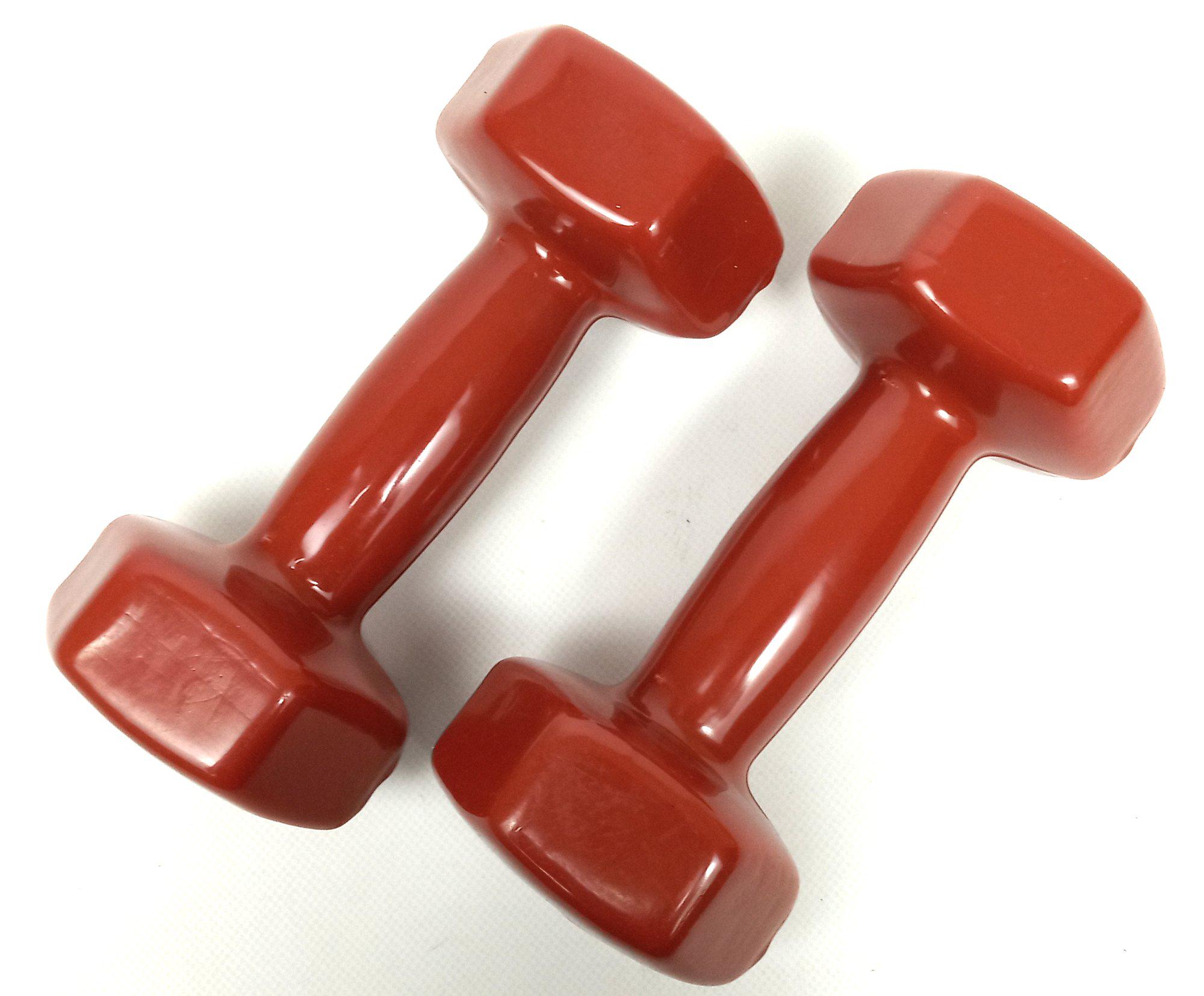 Гантелі EasyFit GoDo з вініловим покриттям 4 кг Червоний (EF-GD4R) - фото 2 Гантелі EasyFit GoDo з вініловим покриттям 4 кг Червоний (EF-GD4R) - фото 2