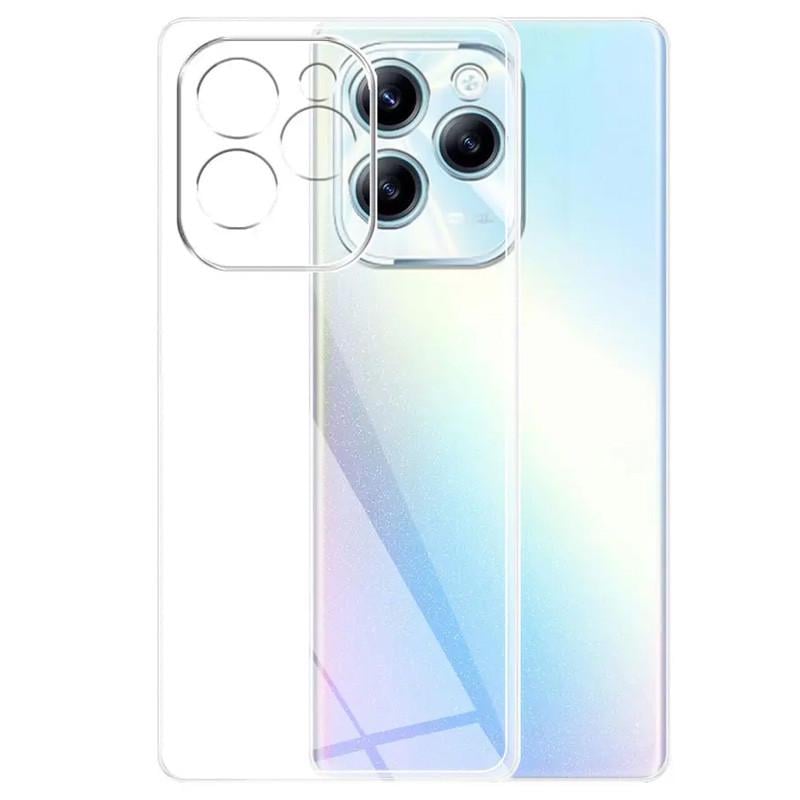 Противоударный TPU чехол Epic Transparent 1,5mm Full Camera для Infinix Hot 40 / 40 Pro / Tecno Spark 20 Pro Бесцветный (прозрачный)