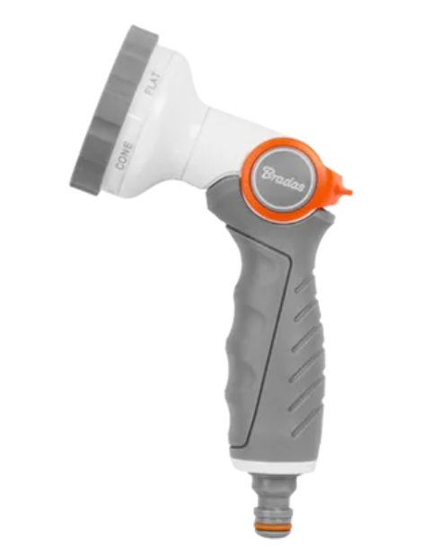 Пистолет для полива Bradas Smooth Control Line 6 режимов White (21343)