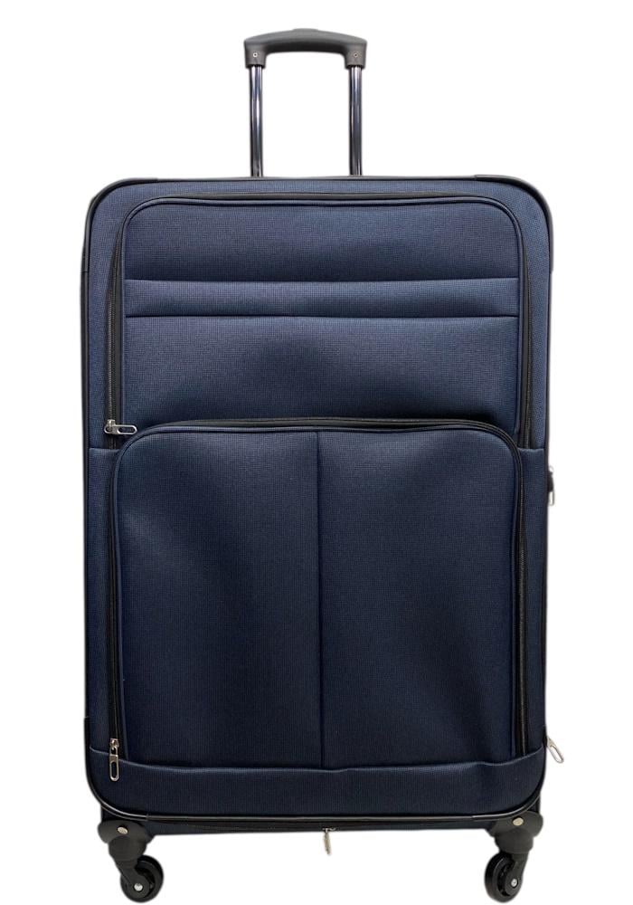 Чемодан большой TAG JB1001 полиэстер L Темно-синий - фото 6