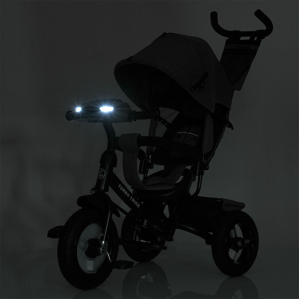 Дитячий велосипед триколісний Turbo Trike MT 1006 гумові колеса Коричневий (723274575) - фото 11 Дитячий велосипед триколісний Turbo Trike MT 1006 гумові колеса Коричневий (723274575) - фото 11