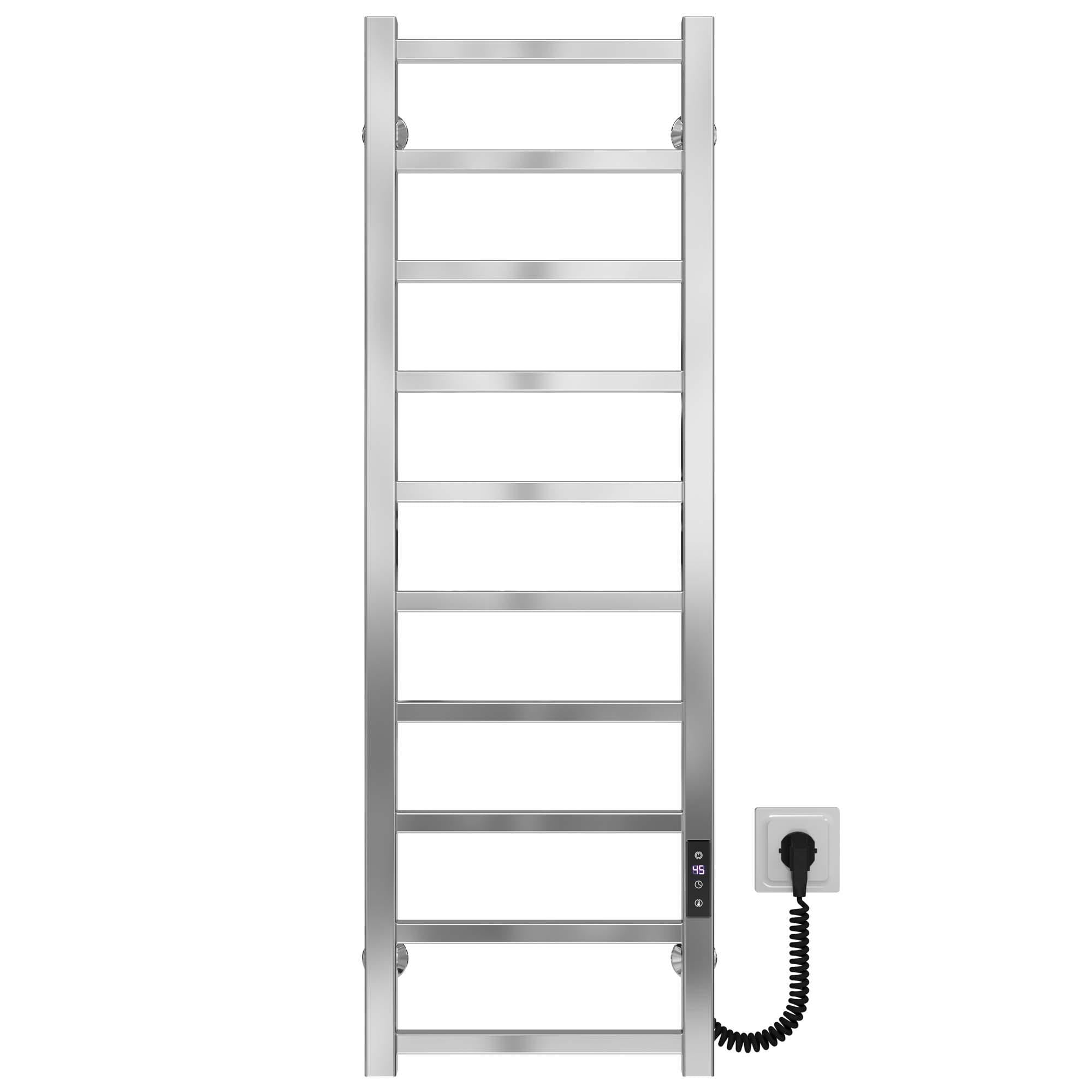 Полотенцесушитель электрический Deffi Forest П10 JD04 правое подключение нержавеющая сталь 200х1000 мм Хром (A.FR.100.20.10.E.C.R.2)