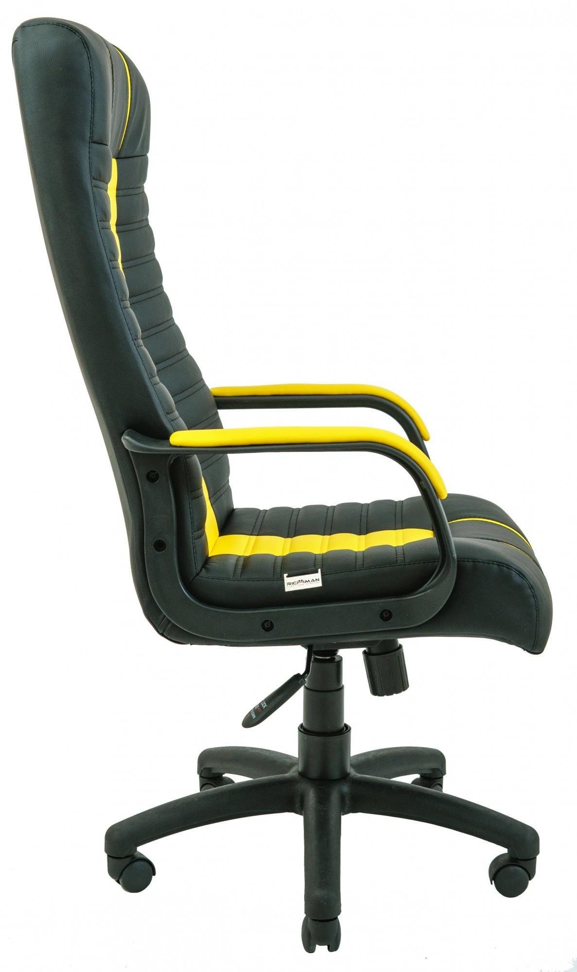 Крісло офісне комп'ютерне Atlant Madrit 9100-Fly 2240 Підлокітник Річ Пластик М2 AnyFix Жовто-чорний - фото 3 Крісло офісне комп'ютерне Atlant Madrit 9100-Fly 2240 Підлокітник Річ Пластик М2 AnyFix Жовто-чорний - фото 3