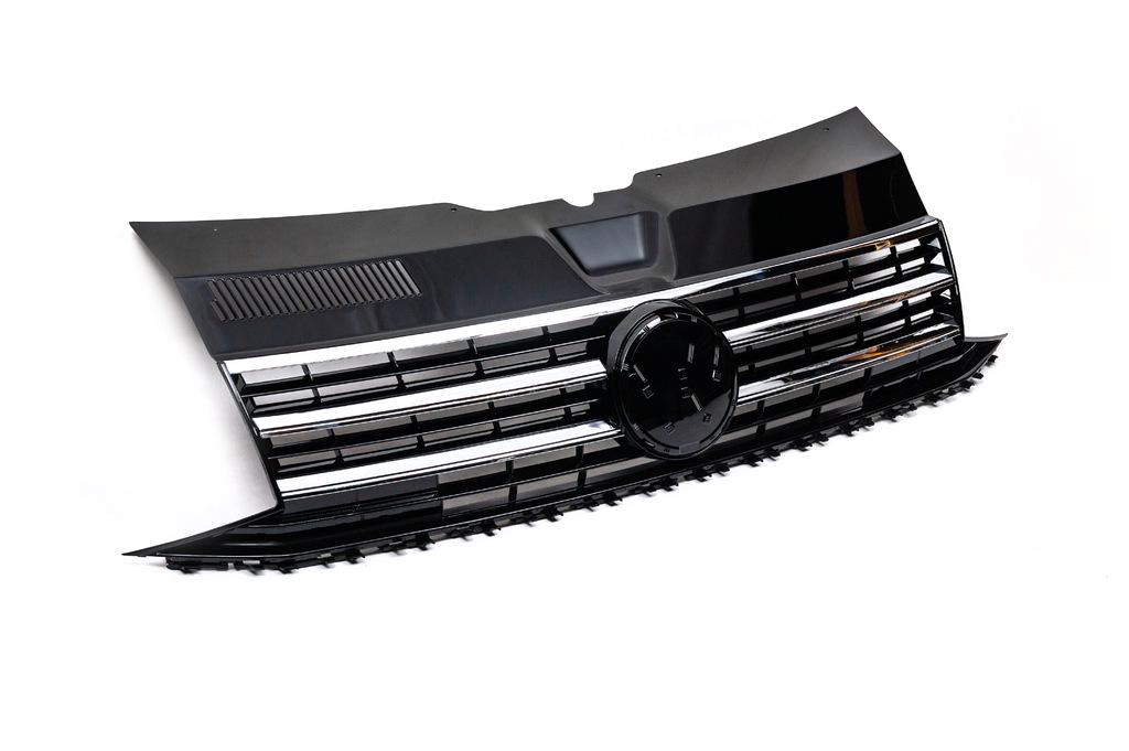 Передняя решетка с хром полоской GBT для Volkswagen T6 abs-пластик Хром