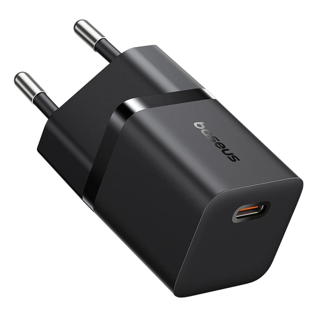 Зарядний пристрій мережевий Baseus GaN5 Fast Charger mini 1C 25 W EU Moon White (KST-P10110909113-00)