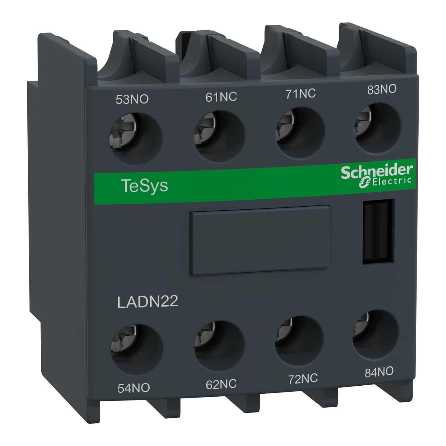 Дополнительный контакт Schneider Electric TeSys Deca 2NO+2NC (LADN22) Дополнительный контакт Schneider Electric TeSys Deca 2NO+2NC (LADN22)