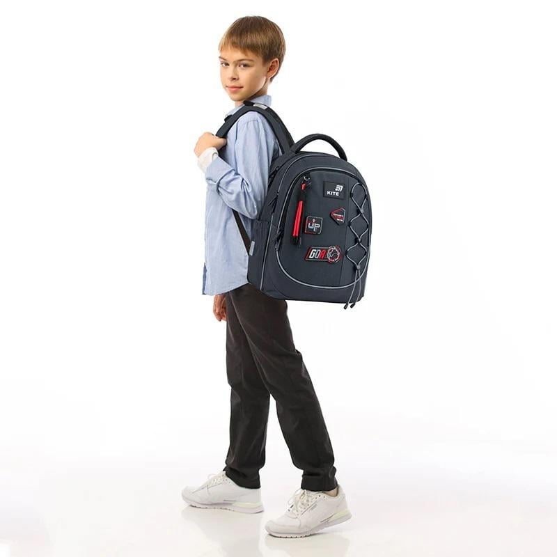 Школьный рюкзак KITE Education Sport Mode 18 л Серый (K26-700M-6)