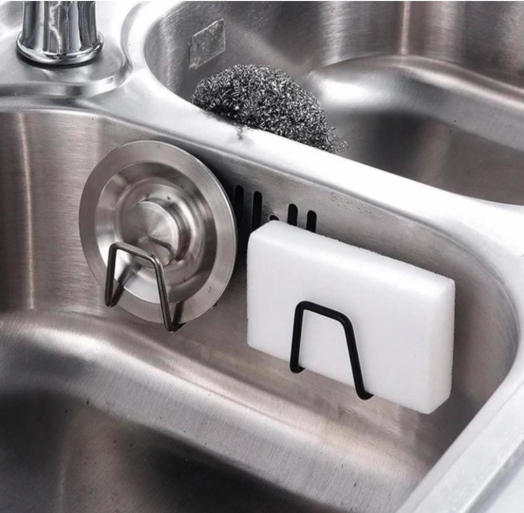 Тримач для кухонної губки універсальний Чорний (2735522139) - фото 3