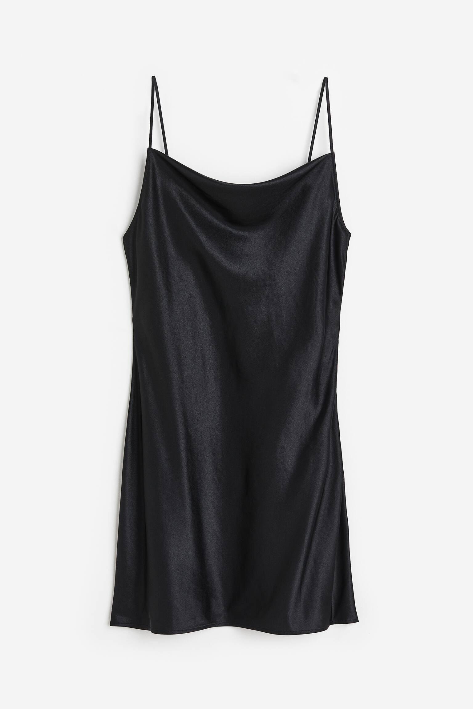 Сарафан атласний S Чорний (1173103wer)